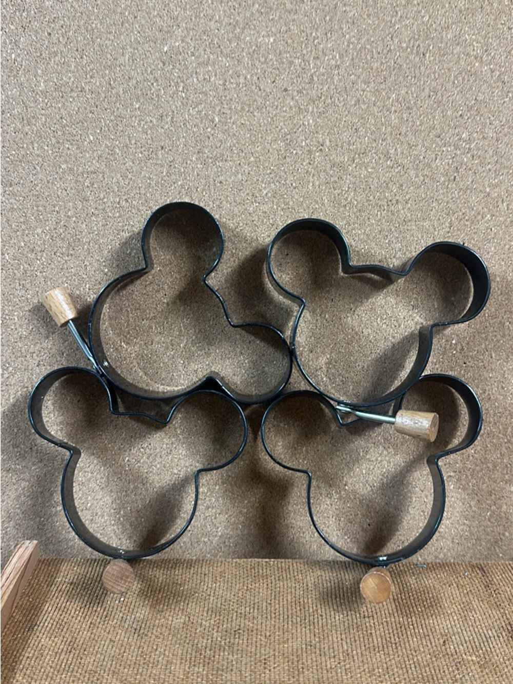 Metal Mickey Mouse-Shaped Egg/Pancake Mold or Cookie Cutter